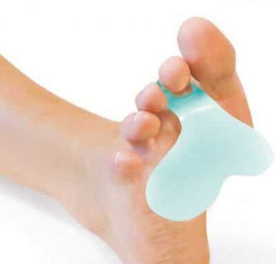 Almofada Metatarsal com anel de suporte no segundo dedo